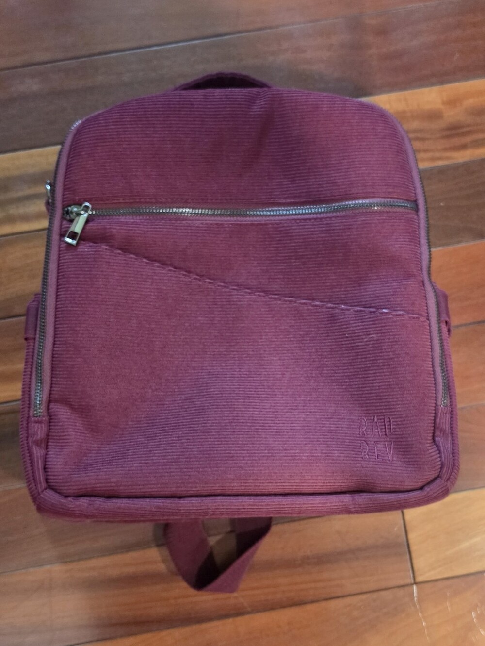 Rad Rev The 1 Full Size in Wine Red Corduroy Backpack
